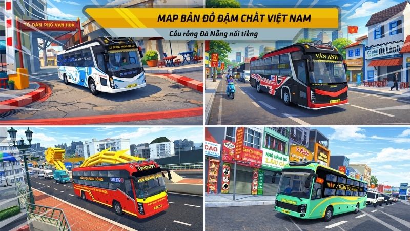 Thời tiết và đường phố siêu chân thật trong Bus Simulator VN