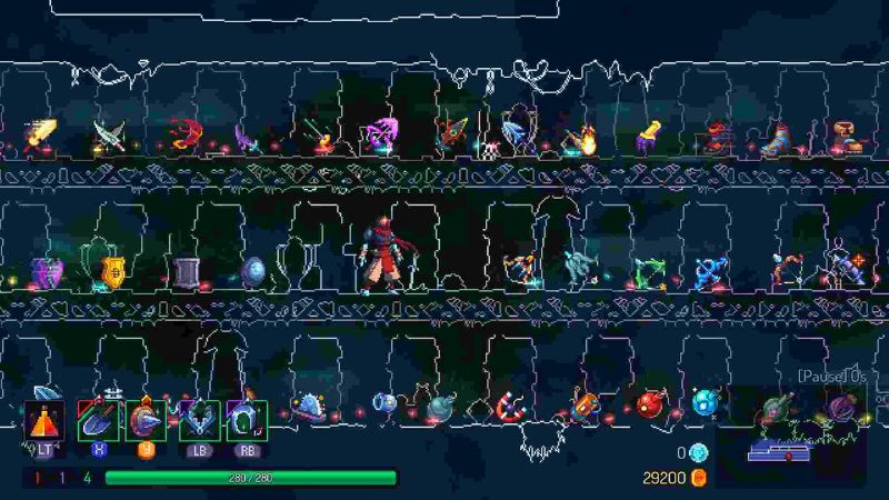 Kho vũ khí đa dạng trong dead cells mod