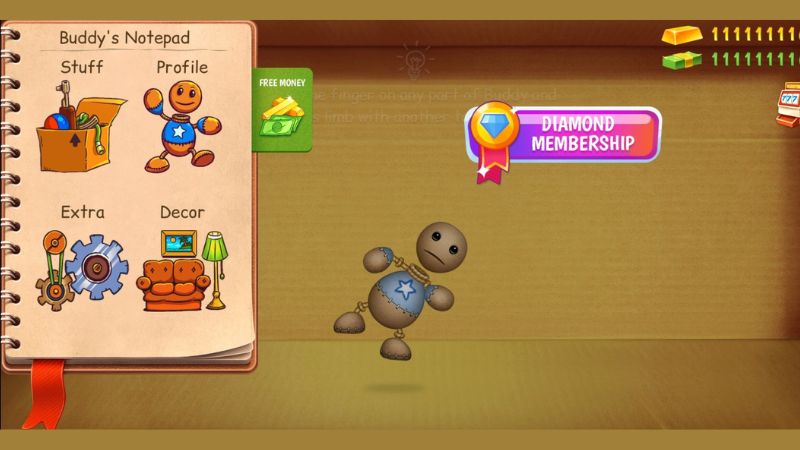 Tổng hợp các loại vũ khí hạng nặng trong game Kick The Buddy.