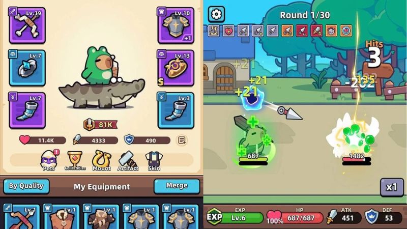 Nhập Vai Capybara Phiêu Lưu Trong Capybara Go Mod