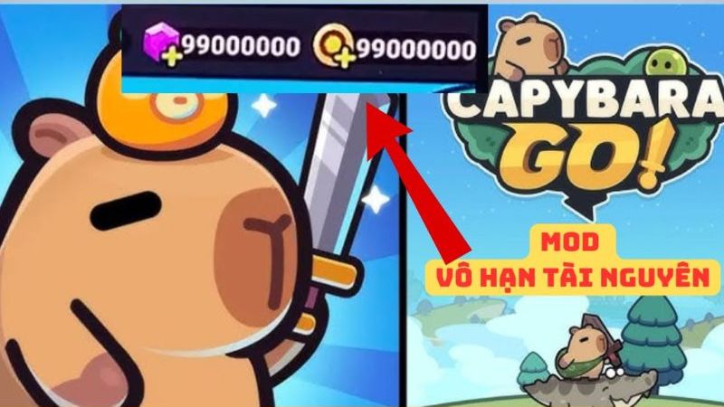 Các Đặc Quyền Tại Capybara Go Mod APK