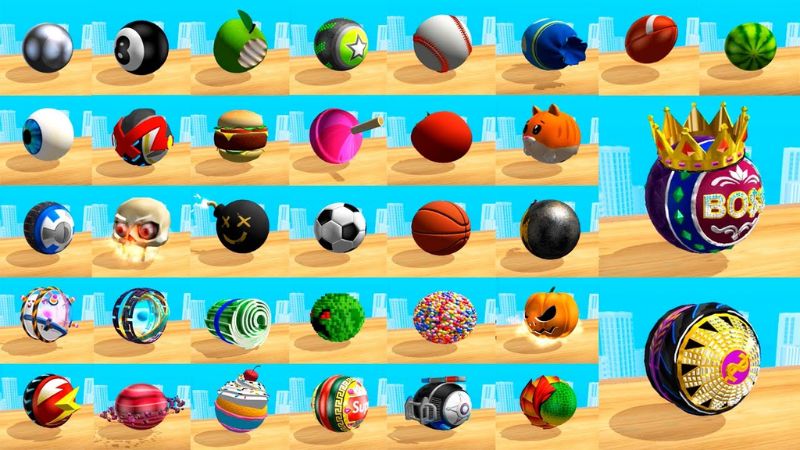 Thay Đổi Viên Bi Đa Dạng Trong Going Balls