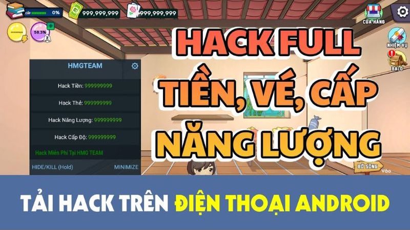 Tính Năng Từ Bản Mod Trở Về Tuổi Thơ Full Tiền