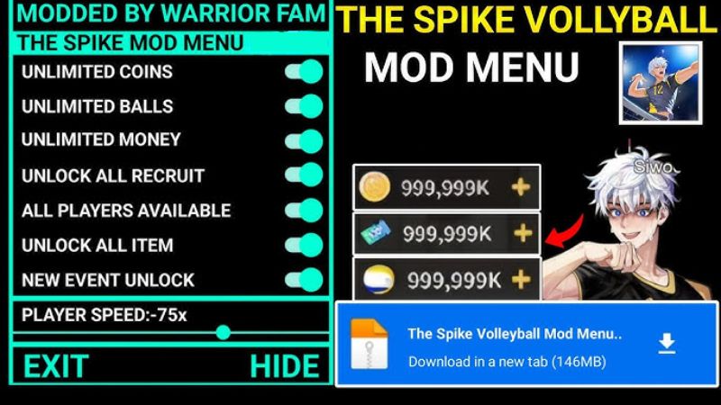 Tính Năng Siêu Việt Tại The Spike MOD Full Cầu Thủ