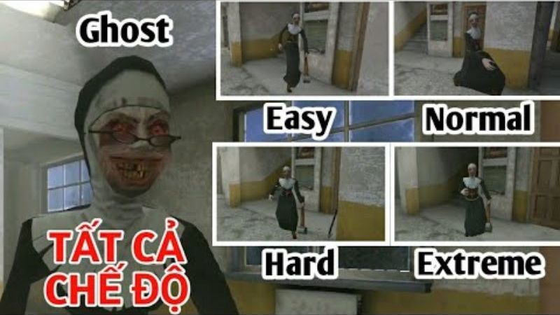 Các chế độ khi chơi Evil Nun Hack Tiger Bất Tử