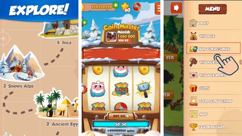 Thử Vận May Với Vòng Quay Nhận Thưởng Hấp Dẫn Trong Hack Coin Master Modlmh.com