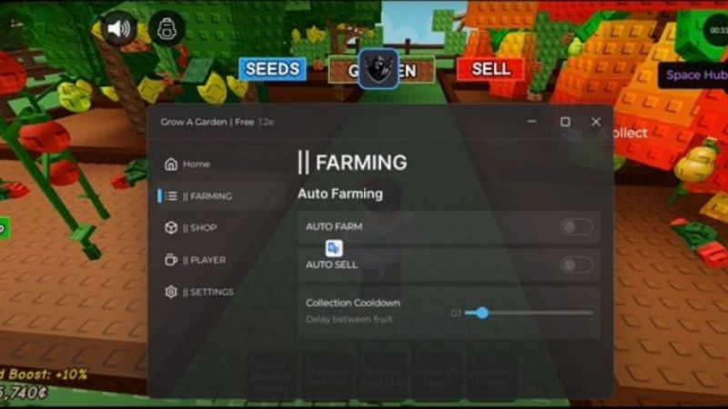 Tính Năng Nổi Bật Khi Chơi Hack Grow A Garden