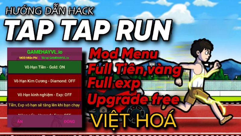 Tính năng Menu Mod mở khóa vô hạn tiền và max level trong game