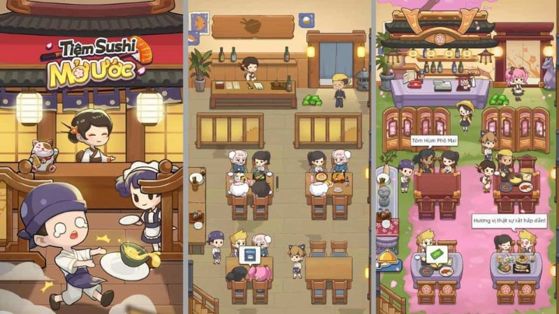 Chiến Lược Phát Triển Quán Ăn Tự Động Hóa Thông Minh Trong Hack Tiệm Sushi Mơ Ước