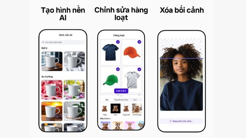 Tổng hợp các tính năng Premium đã mở khóa trên phiên bản PhotoRoom Mod mới nhất.