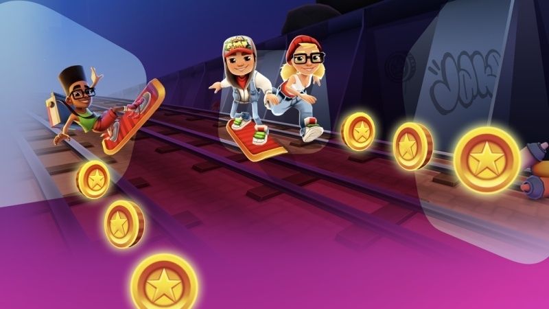 Kho nhân vật và ván trượt được mở khóa toàn bộ trong Subway Surfers Mod APK