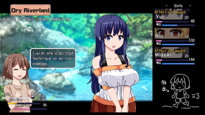 Cốt Truyện Phát Triển Theo Từng Ngày Trong Summer Memories APK